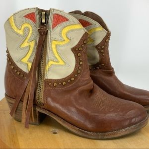 Sam Edelman Shane cowboy western ankle boot 5.5